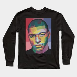 Football Player in WPAP Long Sleeve T-Shirt